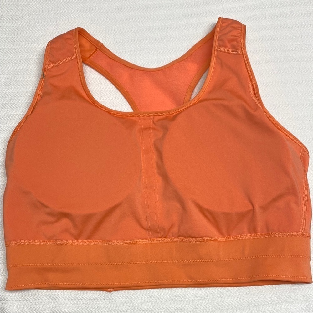 Adidas Sports Bra Racerback Performance Boston Athletic Association Orange 32-34 - Picture 7 of 14